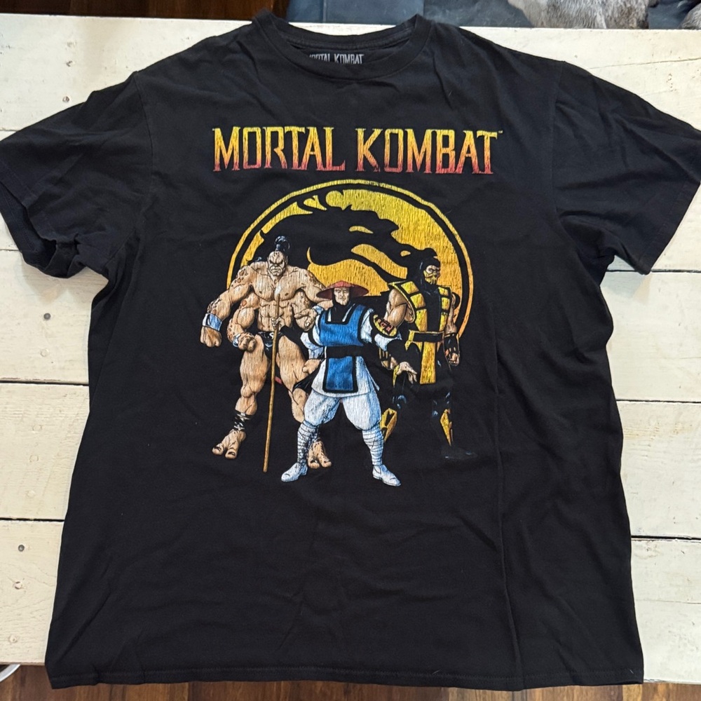Mortal Kombat Klassic Black T-Shirt